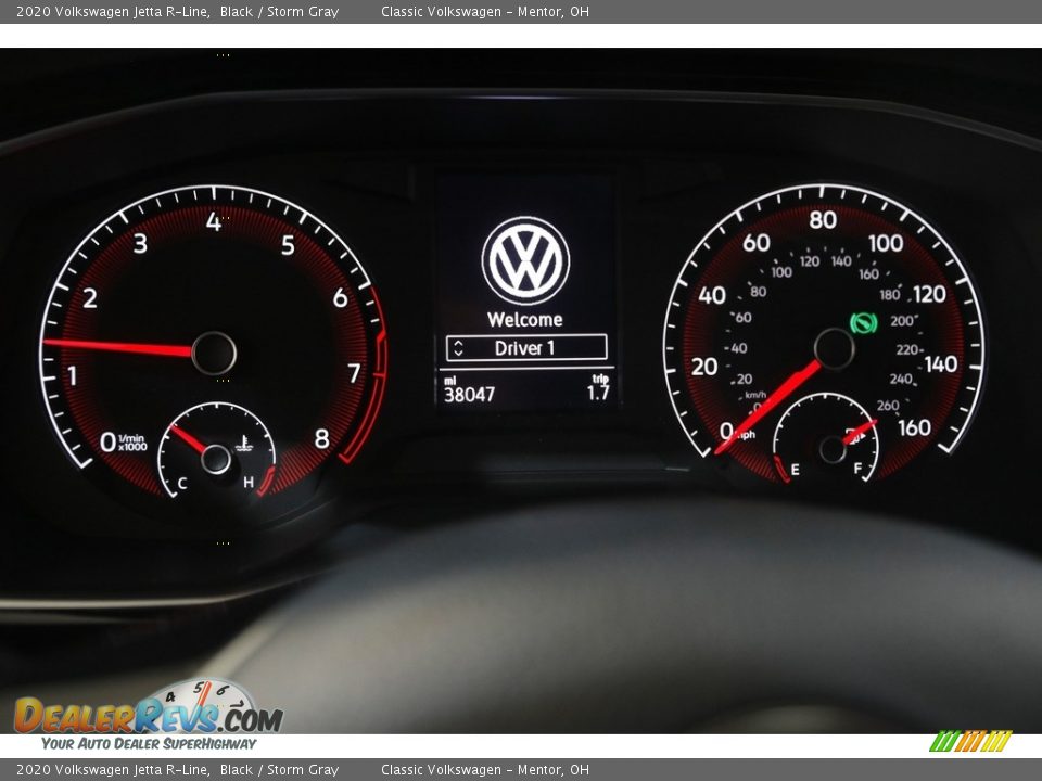 2020 Volkswagen Jetta R-Line Black / Storm Gray Photo #8