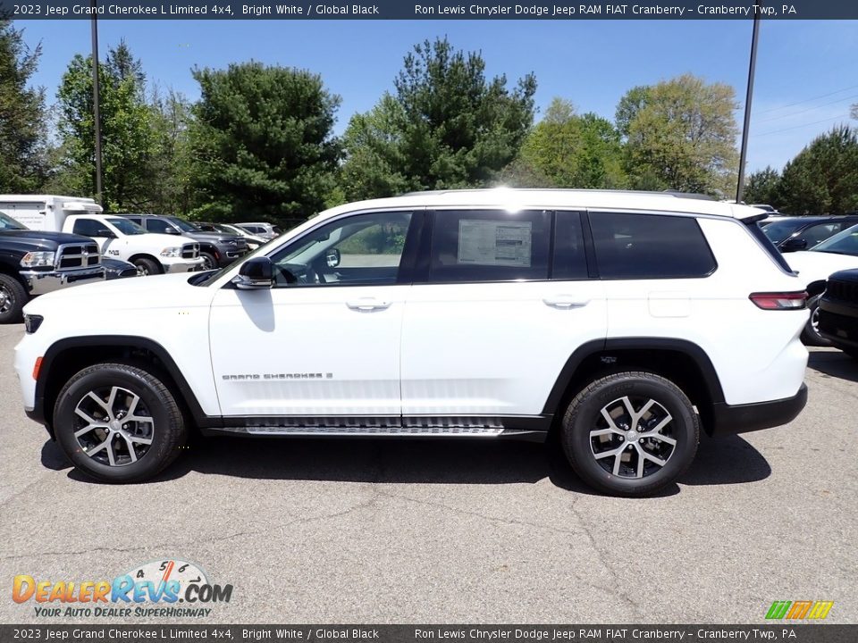2023 Jeep Grand Cherokee L Limited 4x4 Bright White / Global Black Photo #2