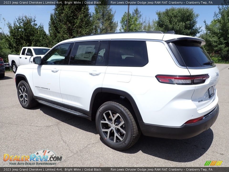 2023 Jeep Grand Cherokee L Limited 4x4 Bright White / Global Black Photo #3
