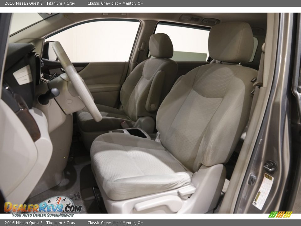Front Seat of 2016 Nissan Quest S Photo #5