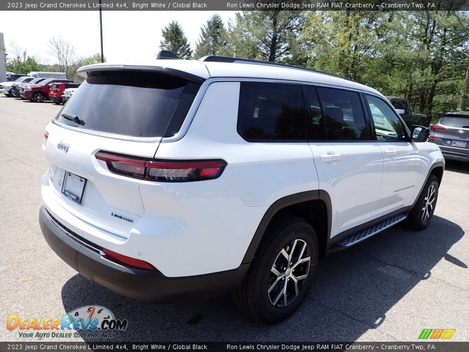 2023 Jeep Grand Cherokee L Limited 4x4 Bright White / Global Black Photo #5