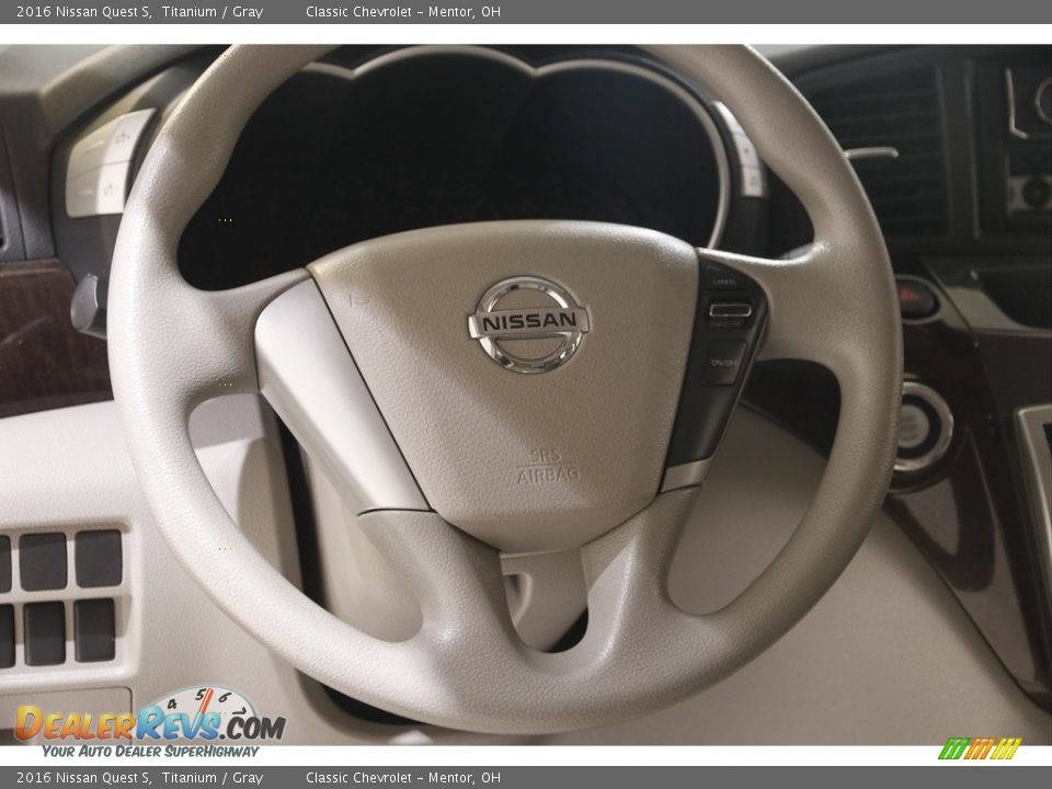 2016 Nissan Quest S Steering Wheel Photo #7