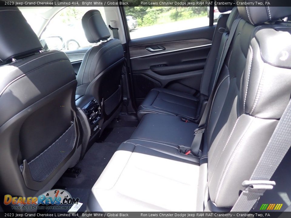 2023 Jeep Grand Cherokee L Limited 4x4 Bright White / Global Black Photo #12