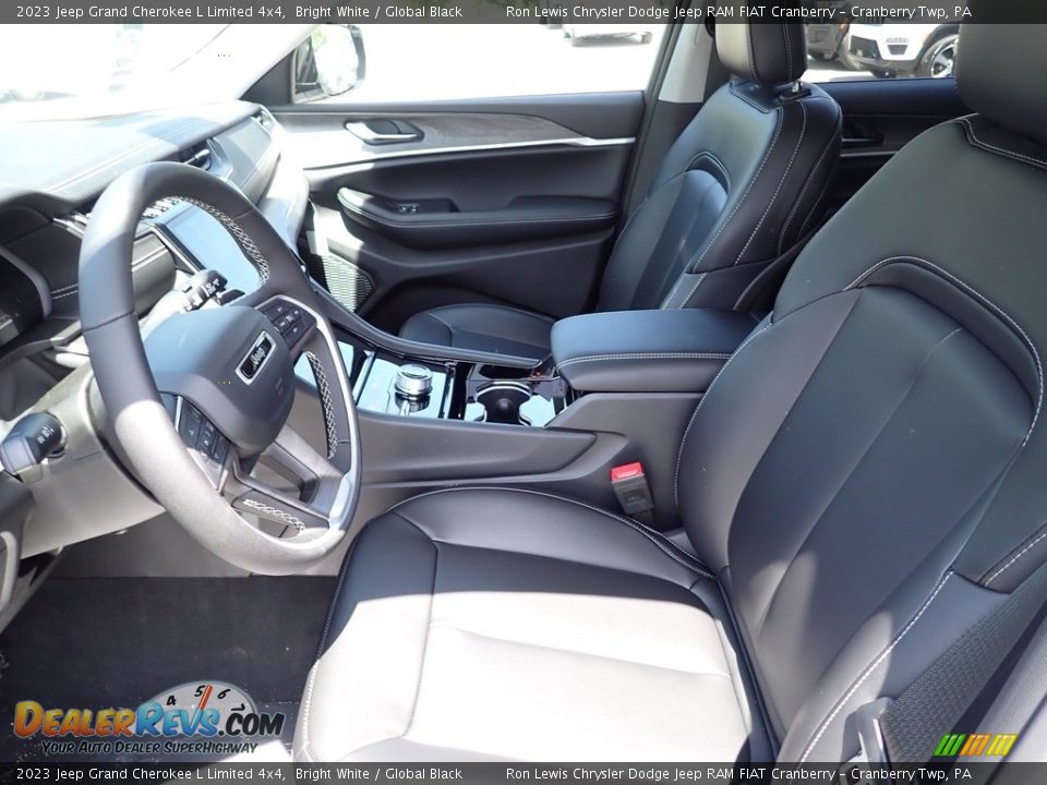 2023 Jeep Grand Cherokee L Limited 4x4 Bright White / Global Black Photo #14
