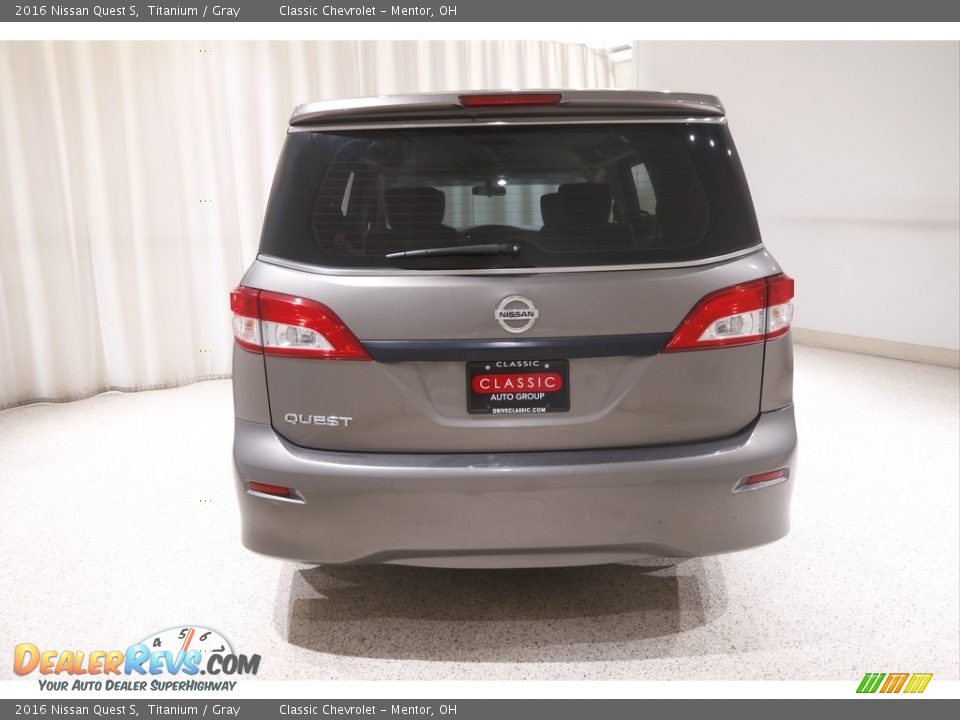 2016 Nissan Quest S Titanium / Gray Photo #19