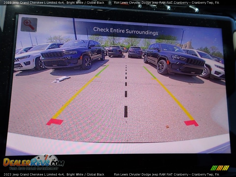 2023 Jeep Grand Cherokee L Limited 4x4 Bright White / Global Black Photo #18