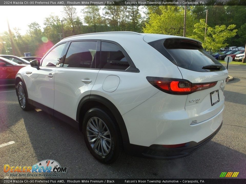 2024 Mazda CX-90 Preferred Plus AWD Rhodium White Premium / Black Photo #5