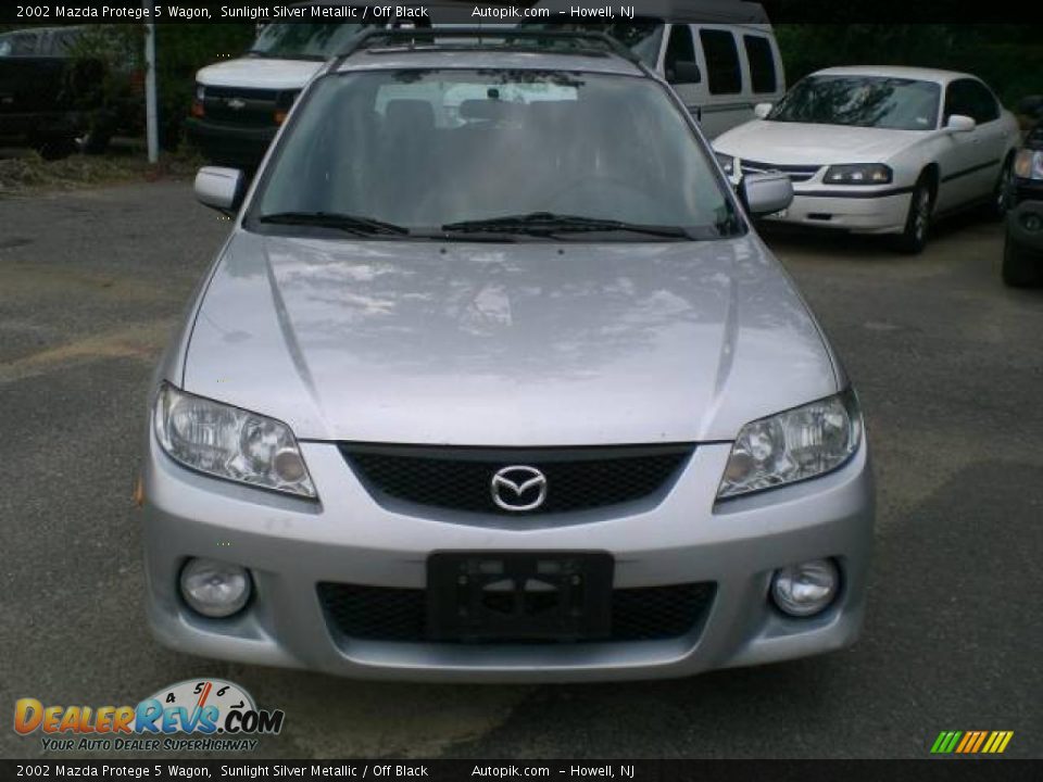 2002 Mazda Protege 5 Wagon Sunlight Silver Metallic / Off Black Photo #1