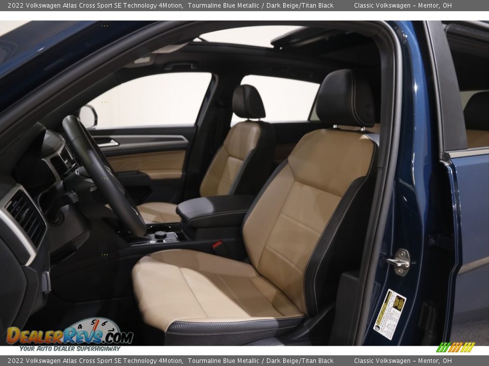 Front Seat of 2022 Volkswagen Atlas Cross Sport SE Technology 4Motion Photo #5