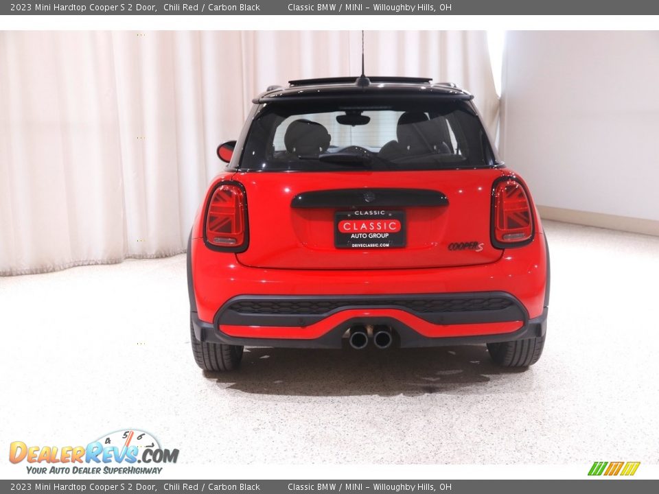 2023 Mini Hardtop Cooper S 2 Door Chili Red / Carbon Black Photo #20