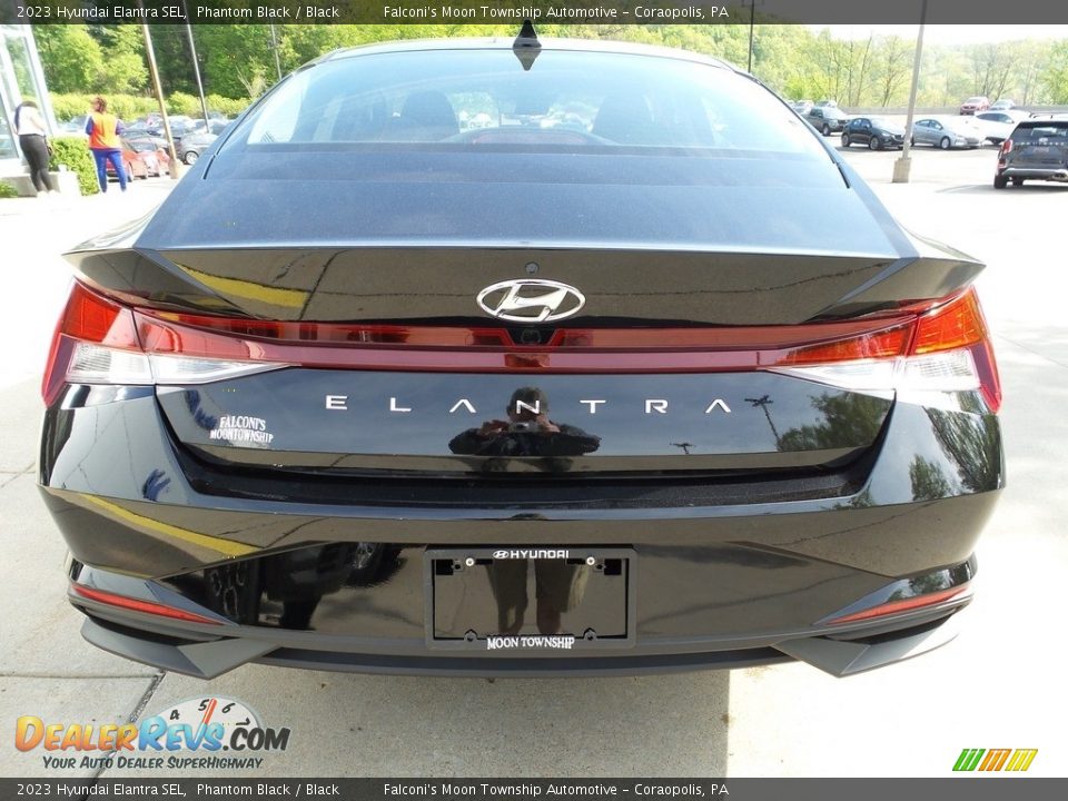 2023 Hyundai Elantra SEL Phantom Black / Black Photo #3