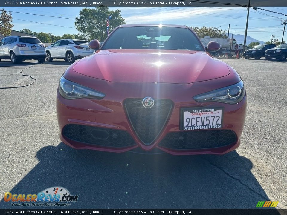 2022 Alfa Romeo Giulia Sprint Alfa Rosso (Red) / Black Photo #2