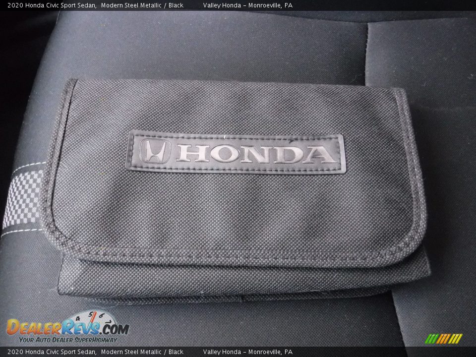 2020 Honda Civic Sport Sedan Modern Steel Metallic / Black Photo #25