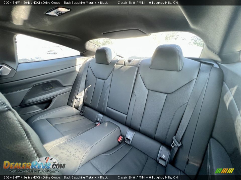 Rear Seat of 2024 BMW 4 Series 430i xDrive Coupe Photo #4