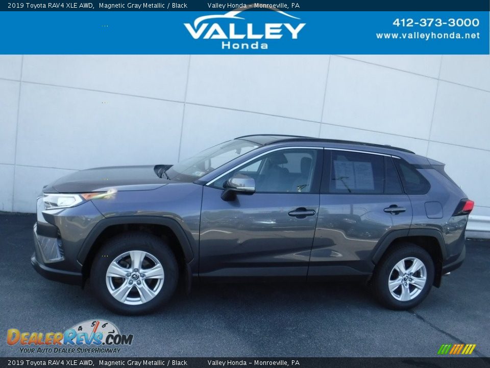 2019 Toyota RAV4 XLE AWD Magnetic Gray Metallic / Black Photo #2