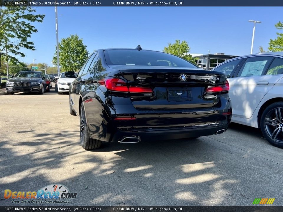 2023 BMW 5 Series 530i xDrive Sedan Jet Black / Black Photo #3