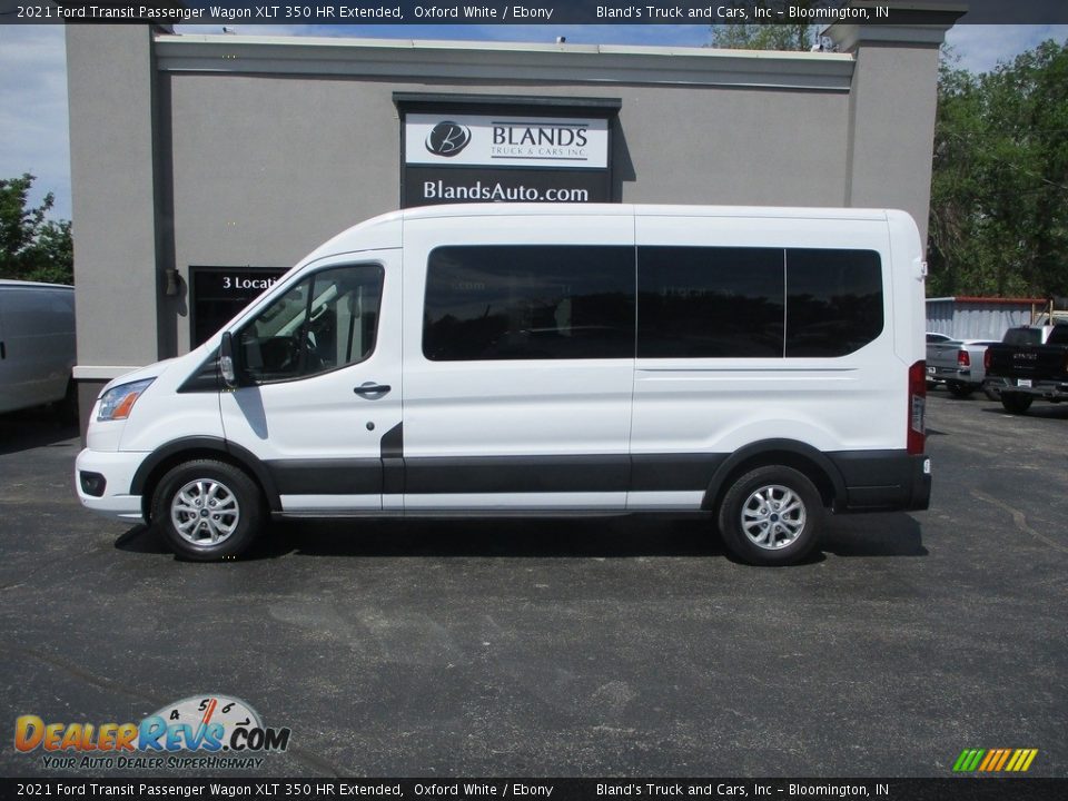 2021 Ford Transit Passenger Wagon XLT 350 HR Extended Oxford White / Ebony Photo #1