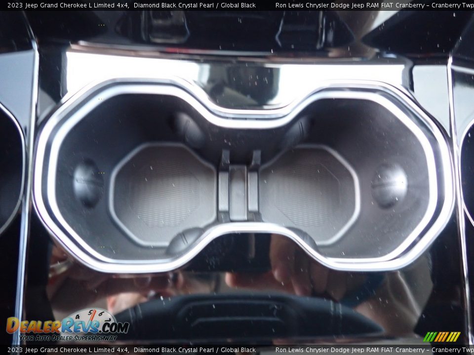 2023 Jeep Grand Cherokee L Limited 4x4 Diamond Black Crystal Pearl / Global Black Photo #14