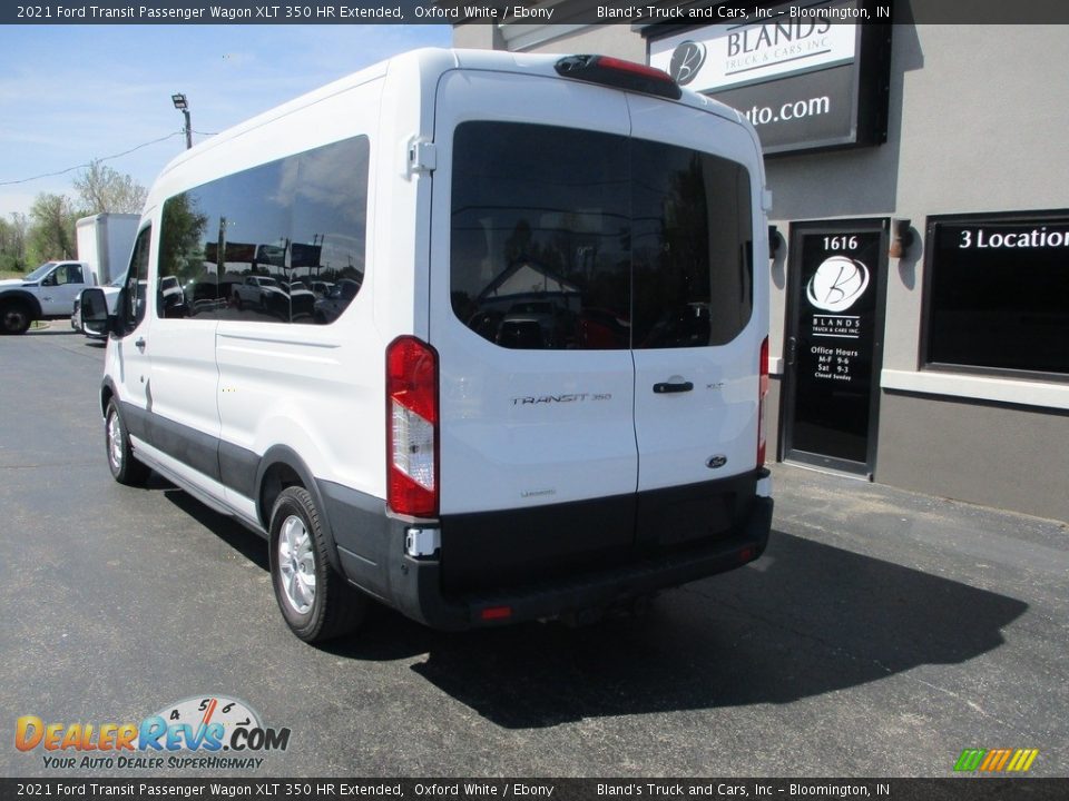 2021 Ford Transit Passenger Wagon XLT 350 HR Extended Oxford White / Ebony Photo #3