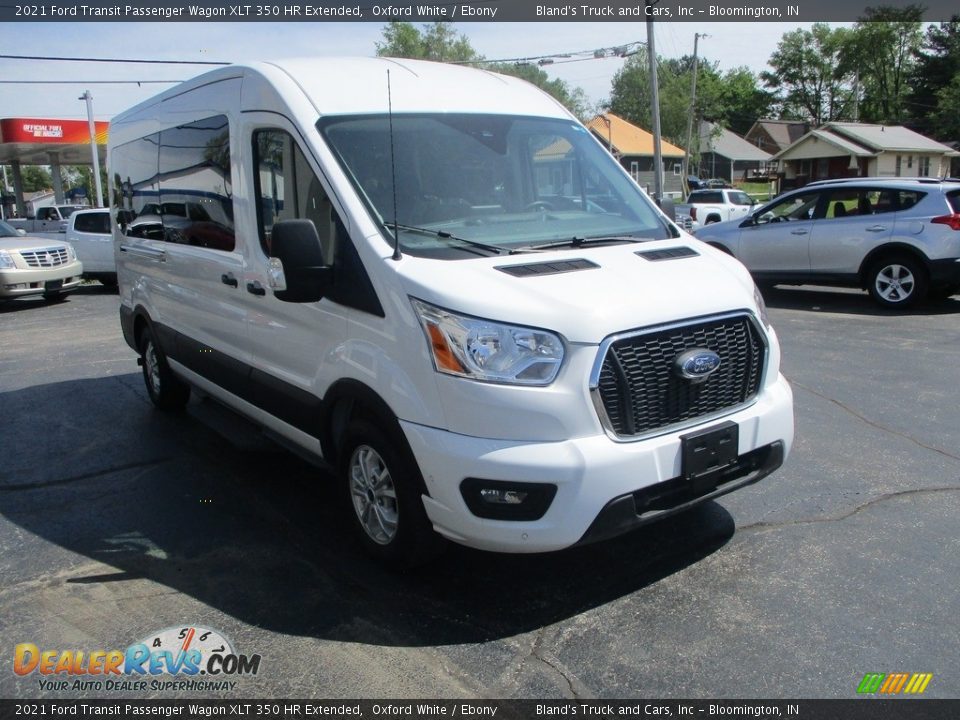 2021 Ford Transit Passenger Wagon XLT 350 HR Extended Oxford White / Ebony Photo #5