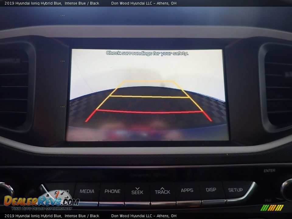 2019 Hyundai Ioniq Hybrid Blue Intense Blue / Black Photo #2