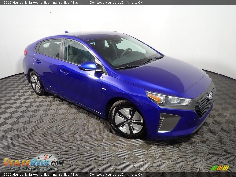 2019 Hyundai Ioniq Hybrid Blue Intense Blue / Black Photo #3