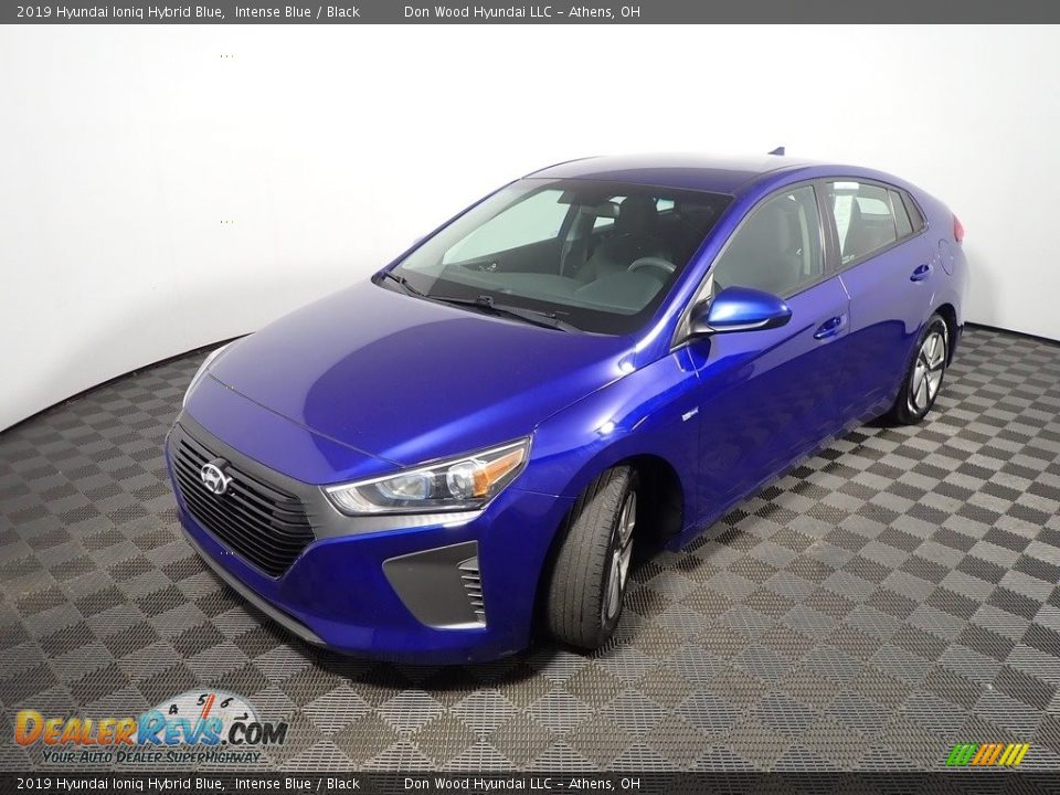 2019 Hyundai Ioniq Hybrid Blue Intense Blue / Black Photo #9