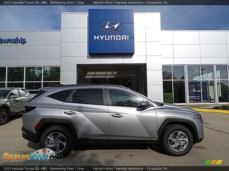 2023 Hyundai Tucson SEL AWD Shimmering Silver / Gray Photo #1