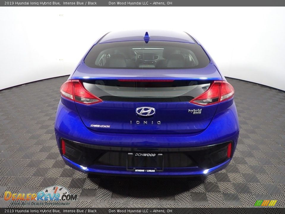 2019 Hyundai Ioniq Hybrid Blue Intense Blue / Black Photo #13