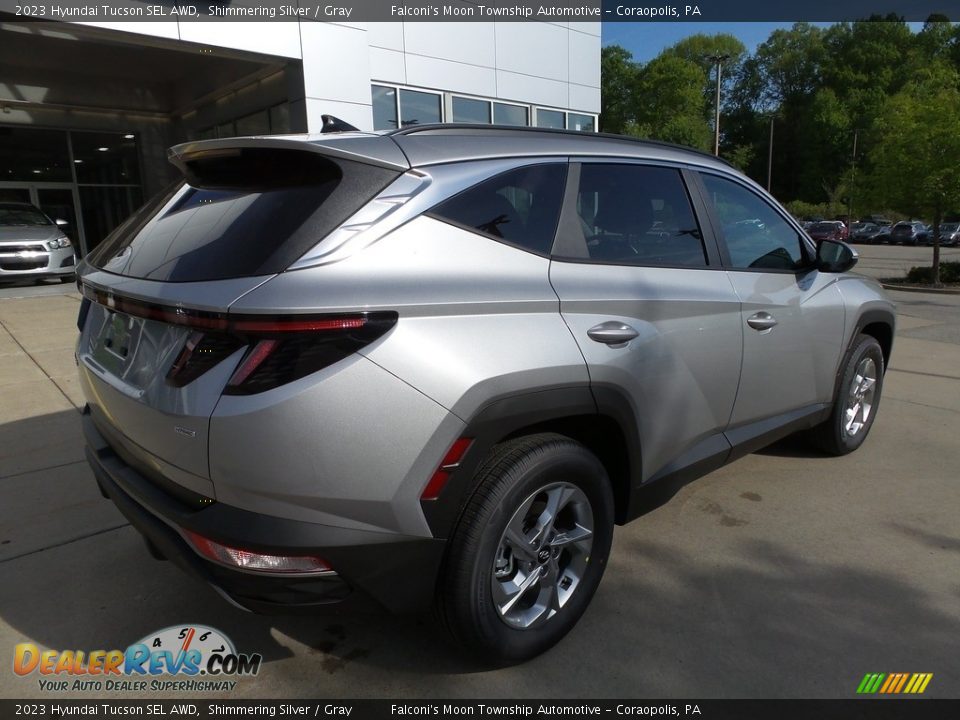 2023 Hyundai Tucson SEL AWD Shimmering Silver / Gray Photo #2