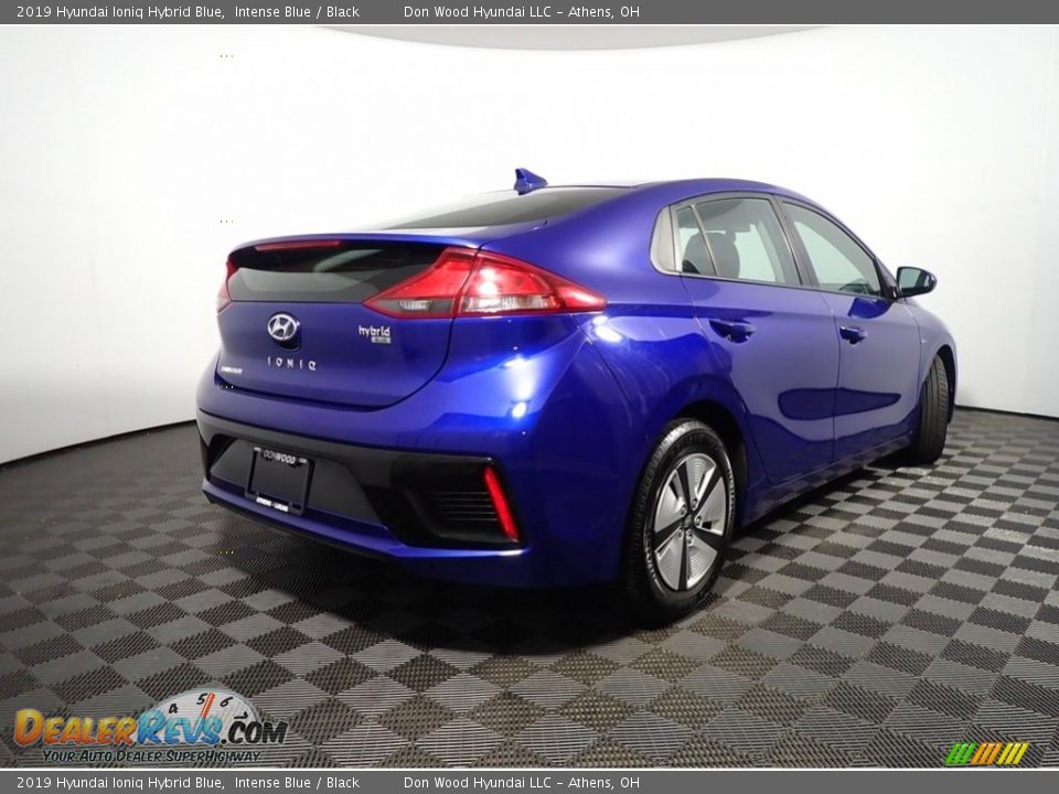 2019 Hyundai Ioniq Hybrid Blue Intense Blue / Black Photo #16