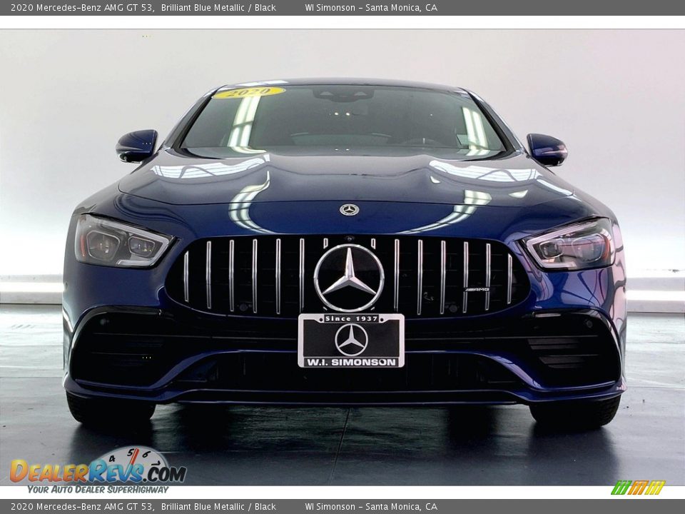 2020 Mercedes-Benz AMG GT 53 Brilliant Blue Metallic / Black Photo #2