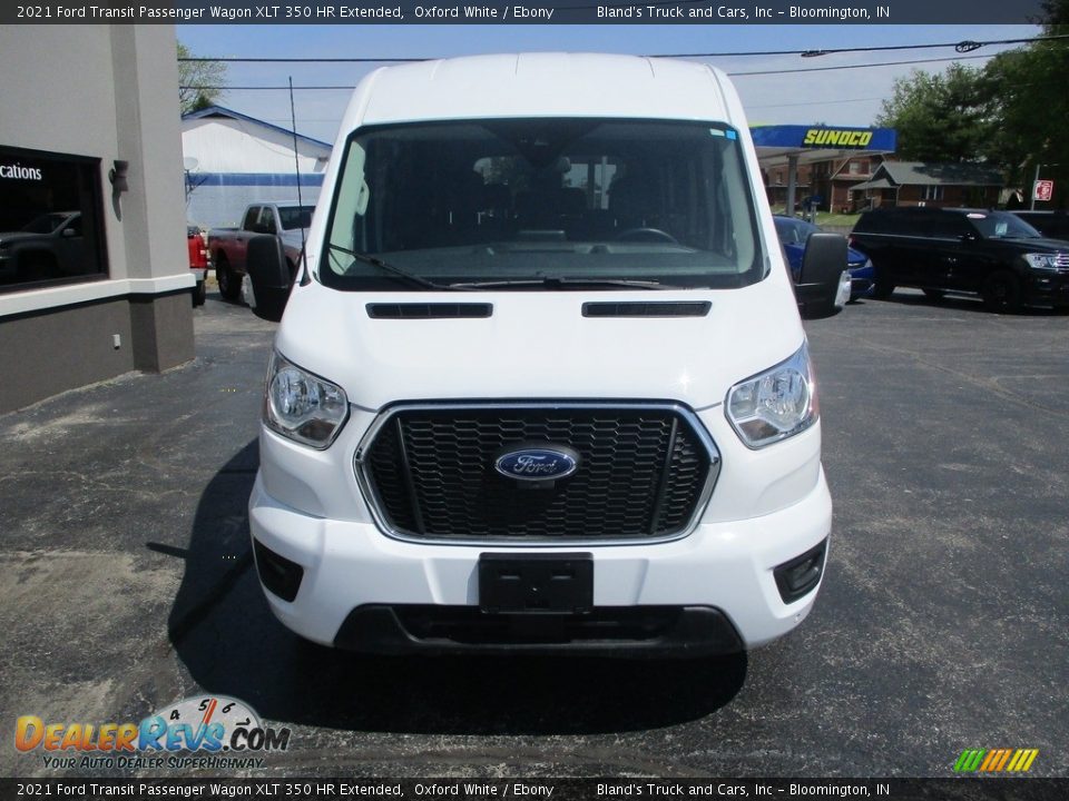 2021 Ford Transit Passenger Wagon XLT 350 HR Extended Oxford White / Ebony Photo #24