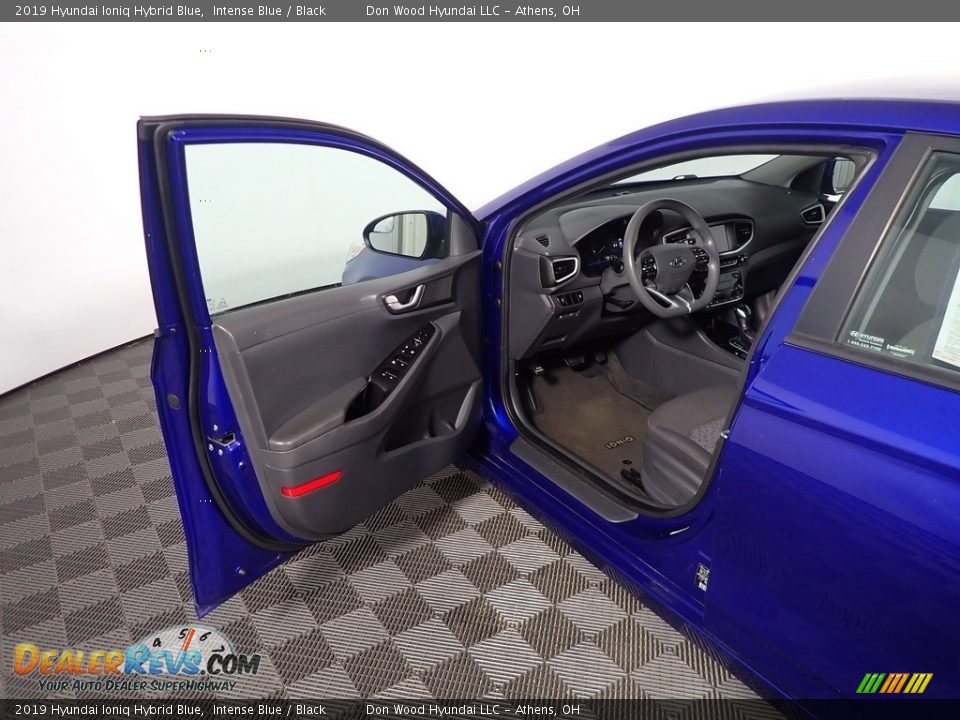 2019 Hyundai Ioniq Hybrid Blue Intense Blue / Black Photo #18