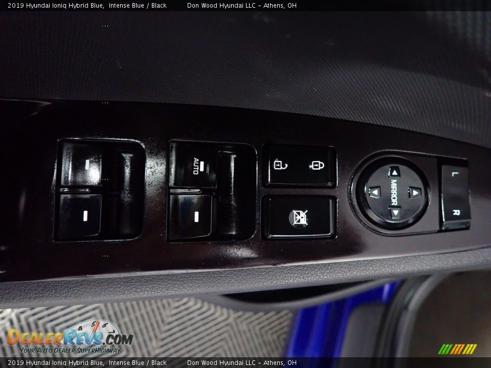 2019 Hyundai Ioniq Hybrid Blue Intense Blue / Black Photo #19