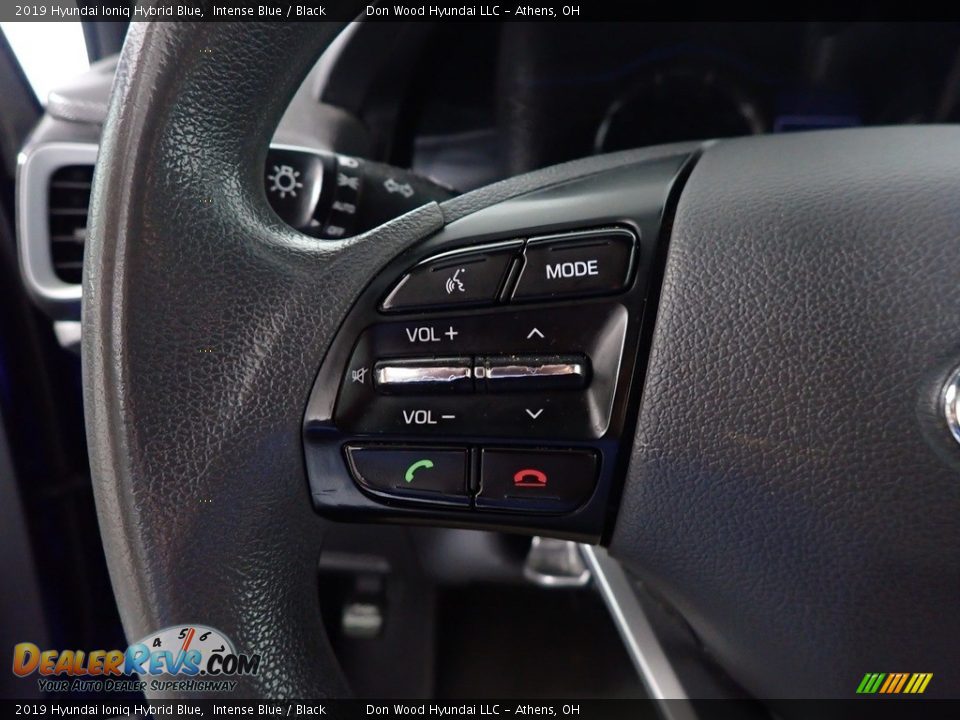 2019 Hyundai Ioniq Hybrid Blue Intense Blue / Black Photo #27
