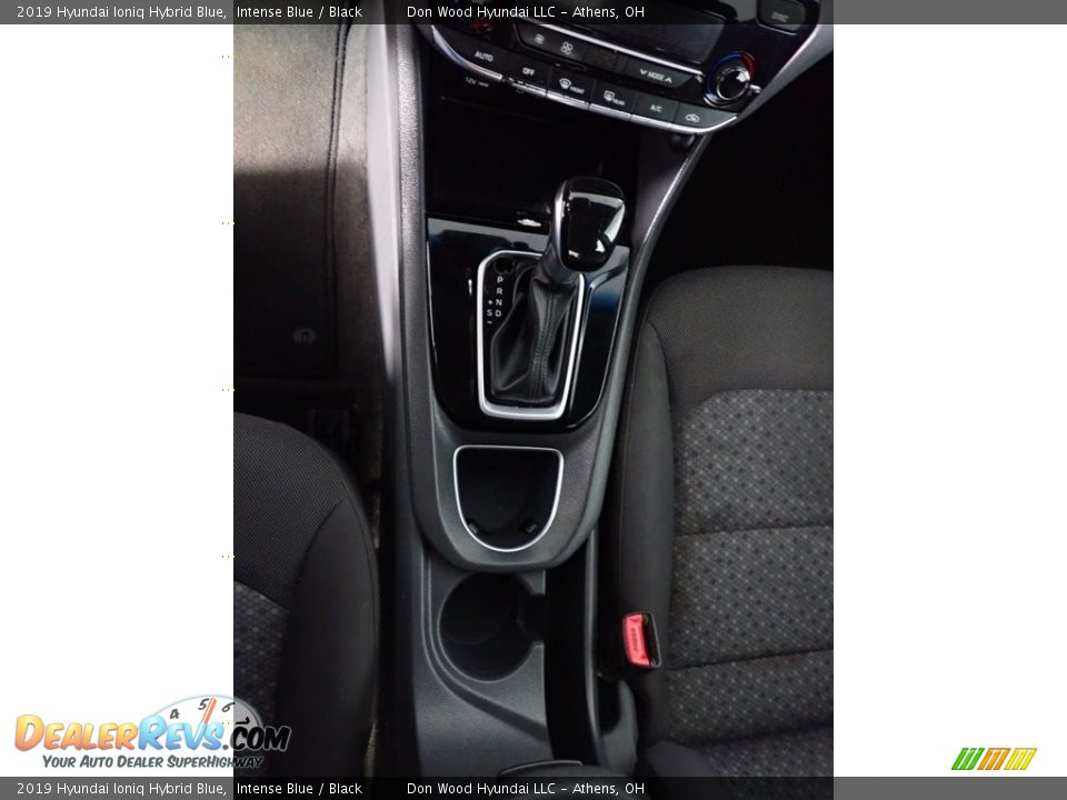 2019 Hyundai Ioniq Hybrid Blue Intense Blue / Black Photo #30