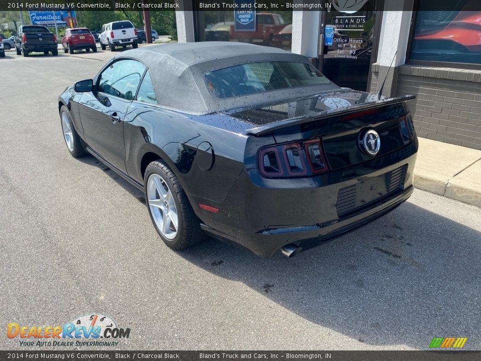 2014 Ford Mustang V6 Convertible Black / Charcoal Black Photo #5