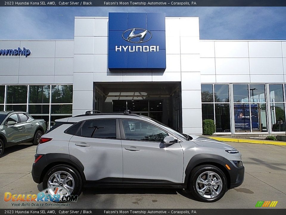 2023 Hyundai Kona SEL AWD Cyber Silver / Black Photo #1