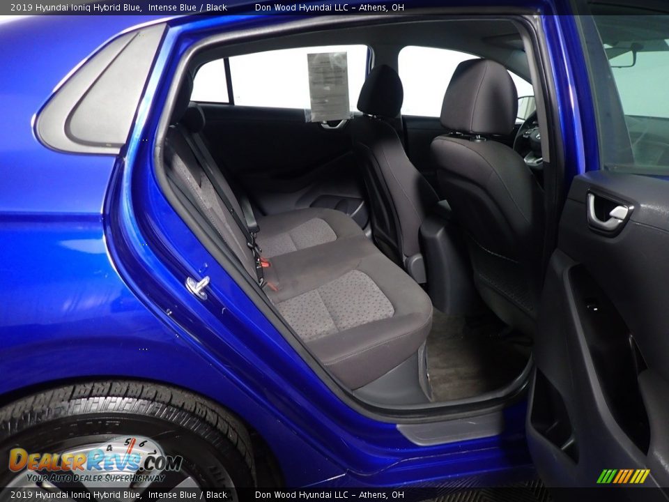2019 Hyundai Ioniq Hybrid Blue Intense Blue / Black Photo #35