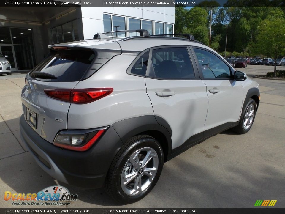 2023 Hyundai Kona SEL AWD Cyber Silver / Black Photo #2