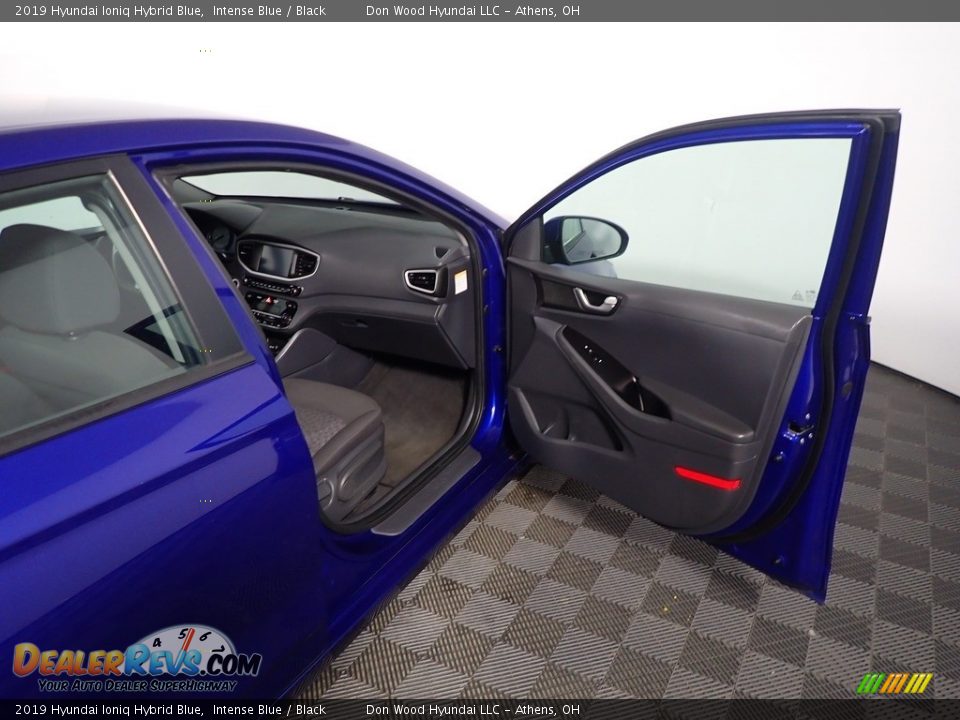 2019 Hyundai Ioniq Hybrid Blue Intense Blue / Black Photo #36