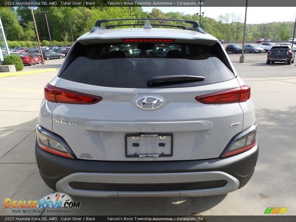 2023 Hyundai Kona SEL AWD Cyber Silver / Black Photo #3