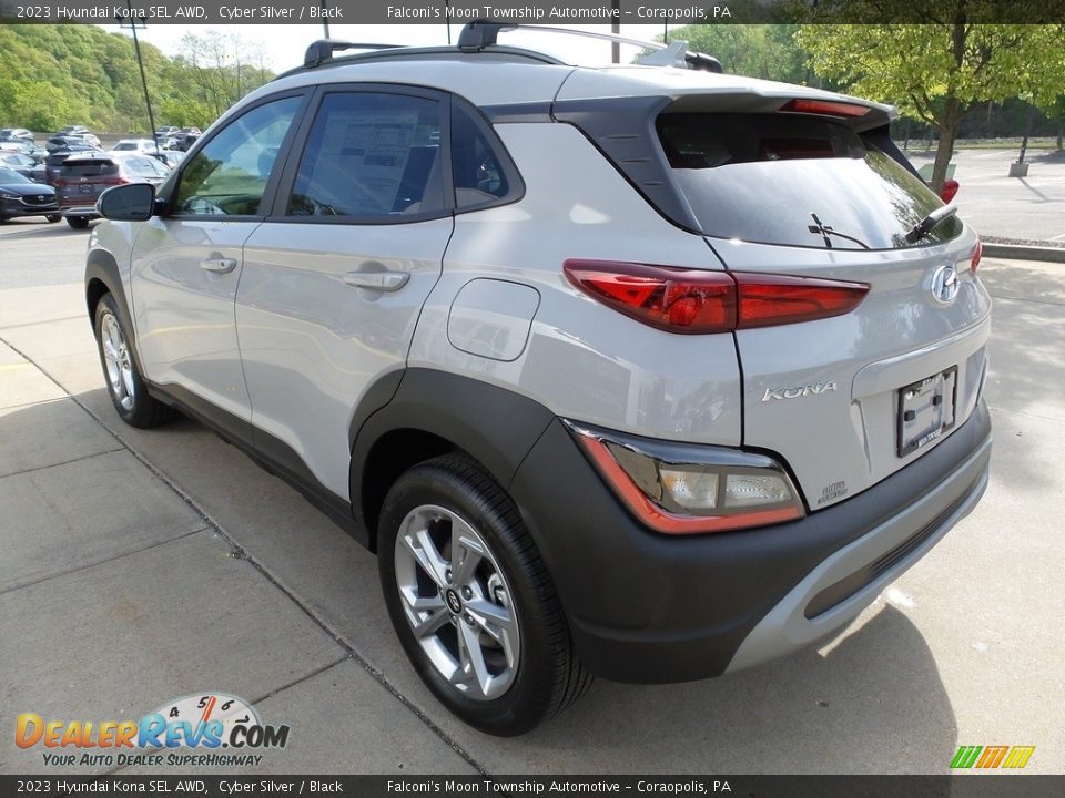 2023 Hyundai Kona SEL AWD Cyber Silver / Black Photo #5