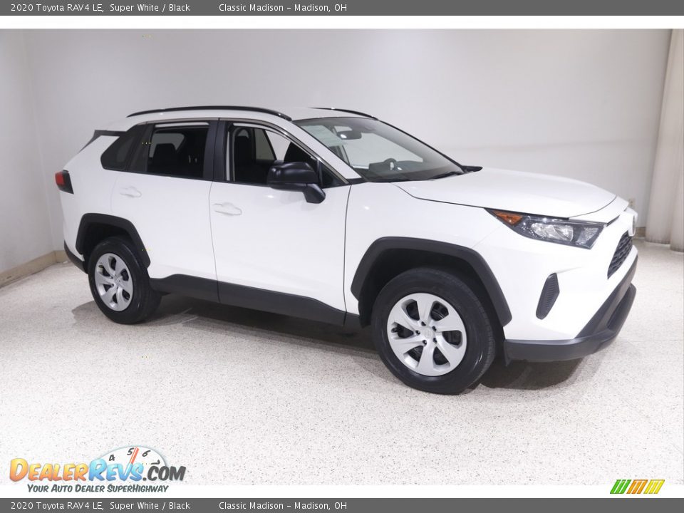 2020 Toyota RAV4 LE Super White / Black Photo #1
