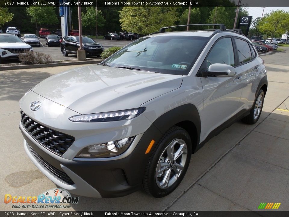 2023 Hyundai Kona SEL AWD Cyber Silver / Black Photo #7