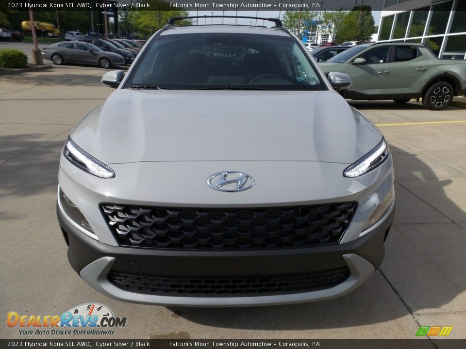 2023 Hyundai Kona SEL AWD Cyber Silver / Black Photo #8