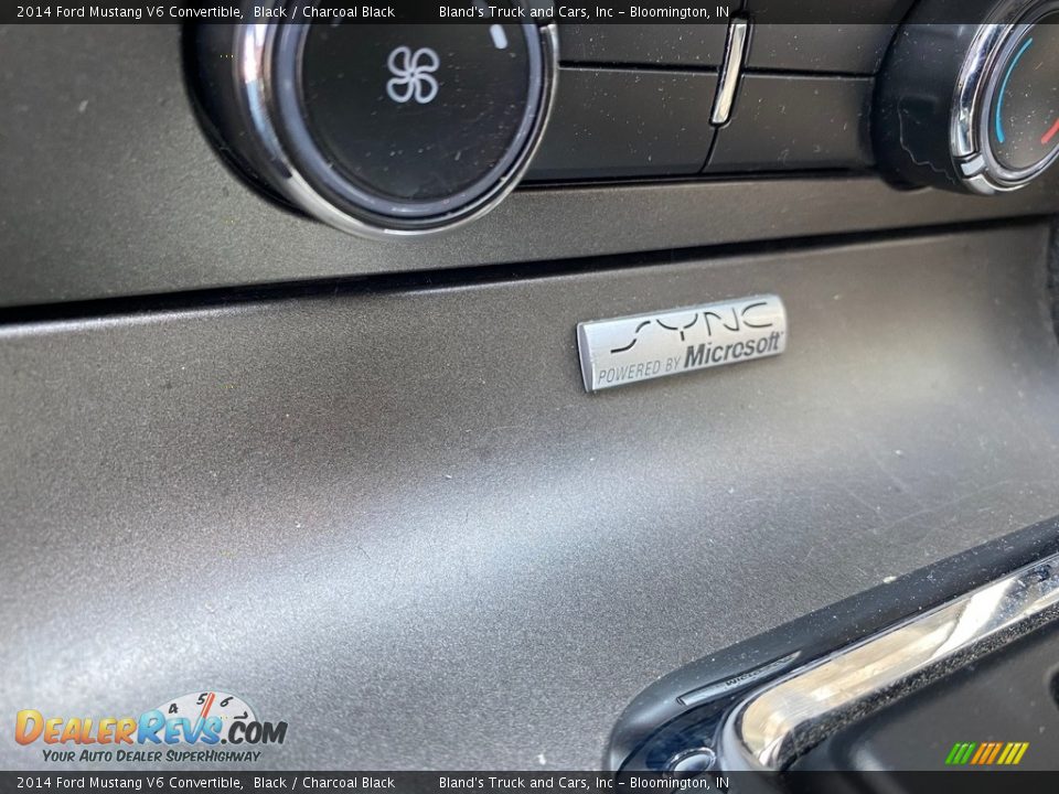2014 Ford Mustang V6 Convertible Black / Charcoal Black Photo #18