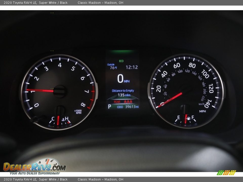 2020 Toyota RAV4 LE Super White / Black Photo #8