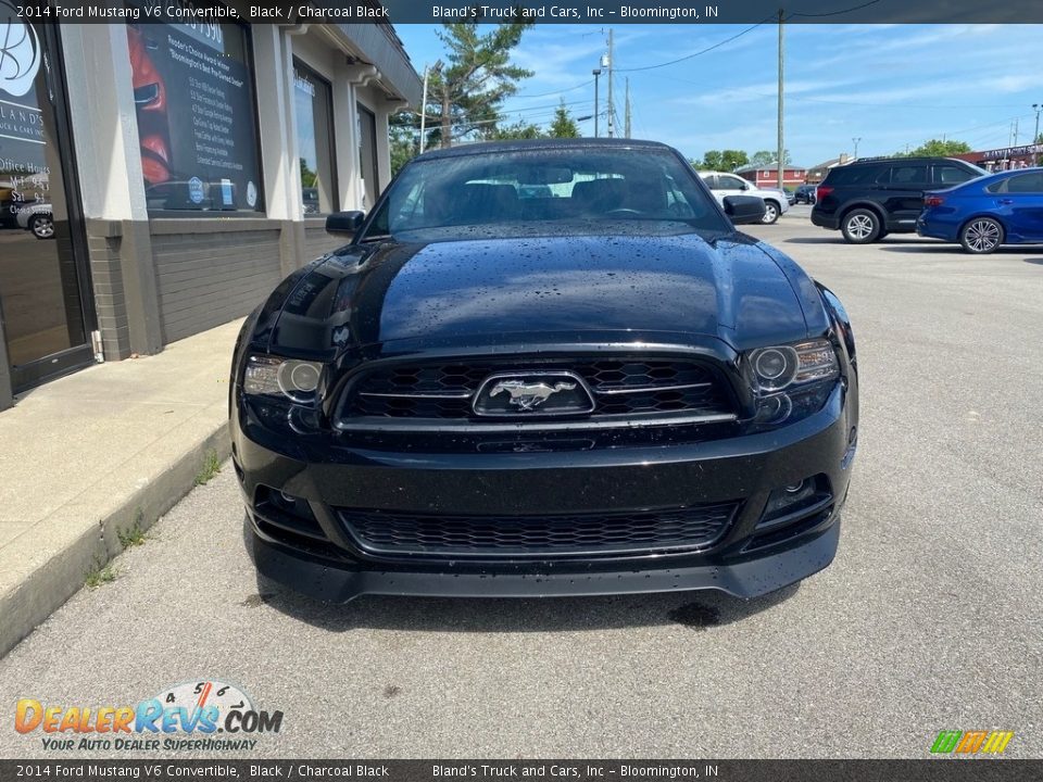 2014 Ford Mustang V6 Convertible Black / Charcoal Black Photo #21